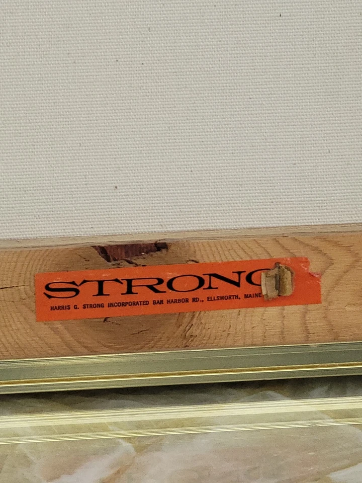 Pintura abstracta Harris fuerte estilo Gene Davis "láser" por Lawson enviable  Foto 3 de 4