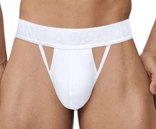 New Adannu High Fork Men's Cotton Briefs Convex Bag Hollow Breathable Underwear