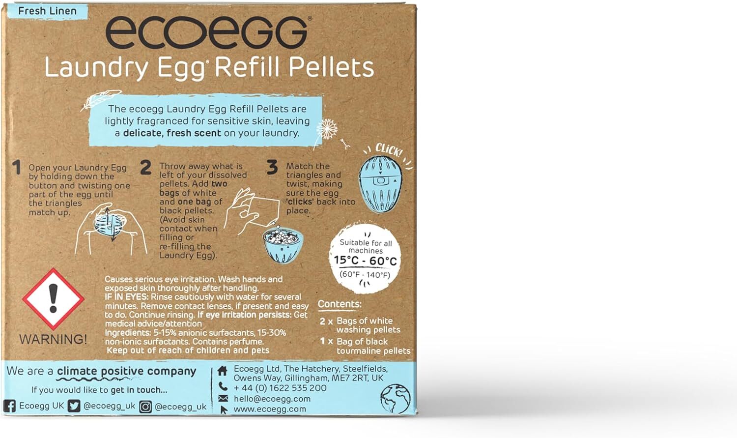 Ecoegg Laundry Egg Refill Pellets, 50 Wash Fresh Linen eBay