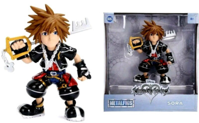 Disney Kingdom Hearts SORA Figure Metalfigs Die-Cast Metal 6 Inch