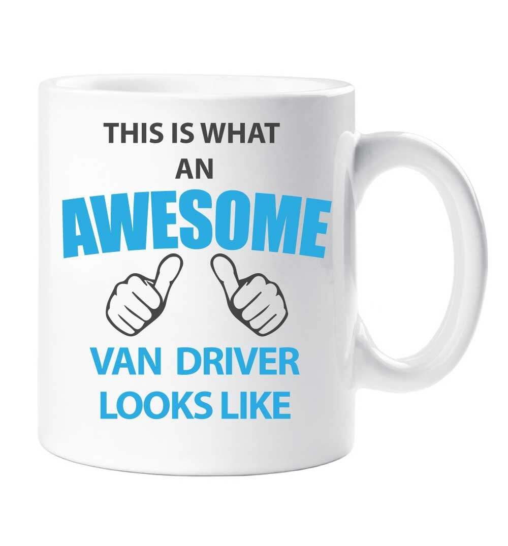 Awesome Van Driver Ceramic Mug - Perfect Novelty Gift for Van Drivers  