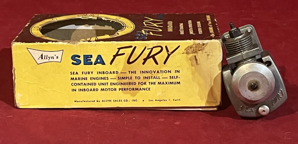 MOTOR DE BARCO R/C INTRABORDA ALLYN'S #405 SEA FURY .049 DE COLECCIÓN + INSTRUCCIONES sin CAJA Foto 4 de 4