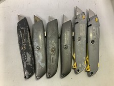 Lot Of 6 Metal Box Cutters Stanley & Unbranded UsedToolShopCom 