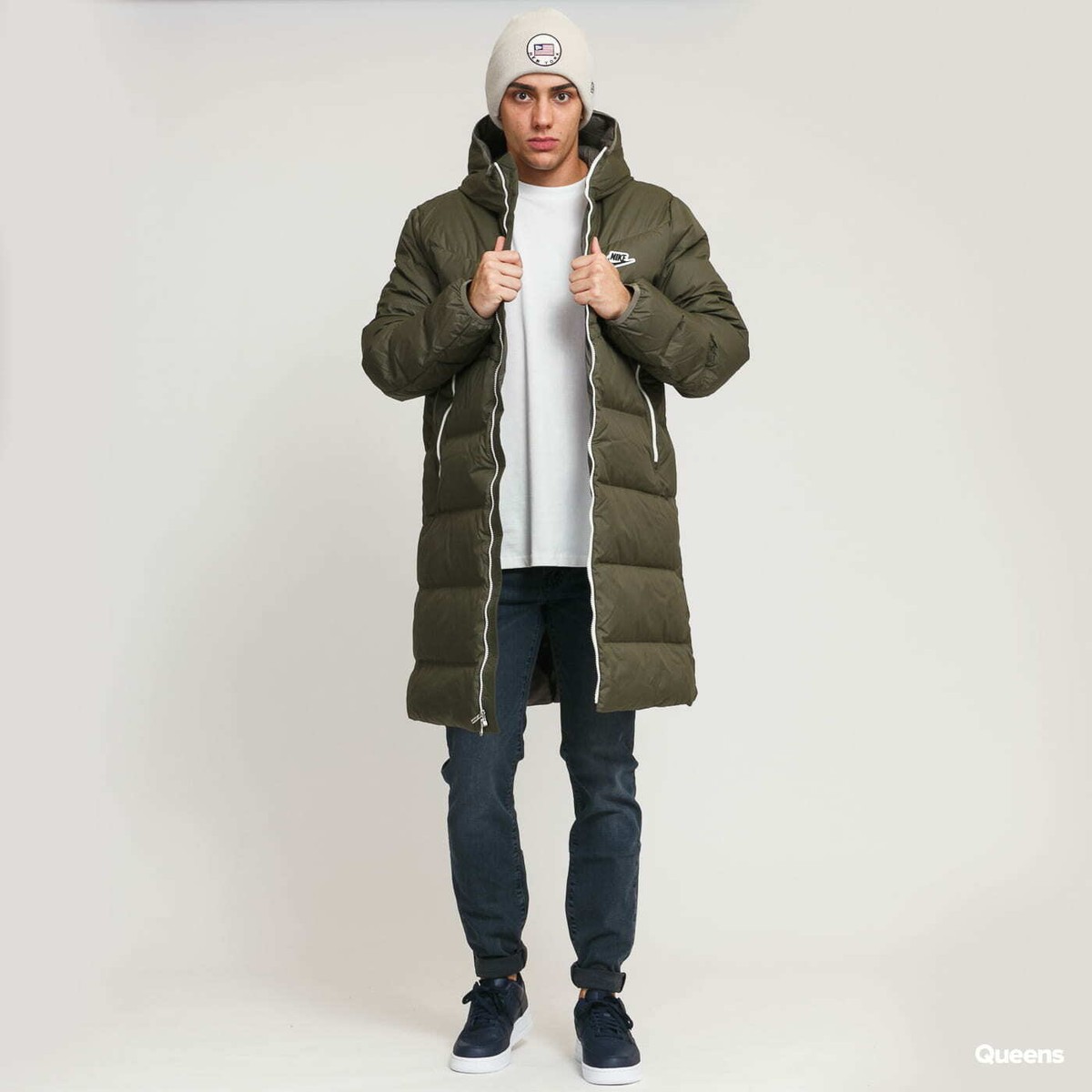 NIKE SPORSWEAR DOWN-FILL WINDRUNNER MEN'S PARKA (CU4412 380) SIZE (XS-L)