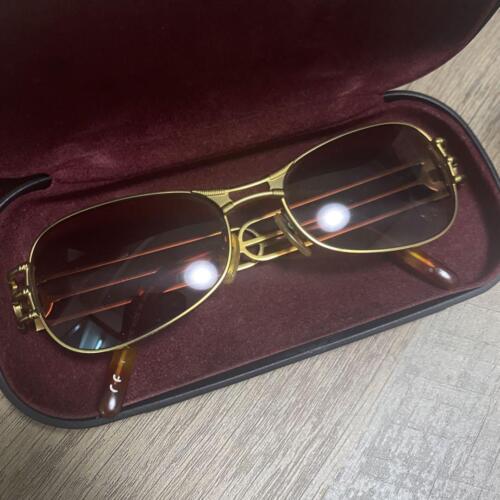 Jean Paul Gaultier 58-5107 Gold 90s Vintage sunglasses Good condition - 第 1/9 張圖片