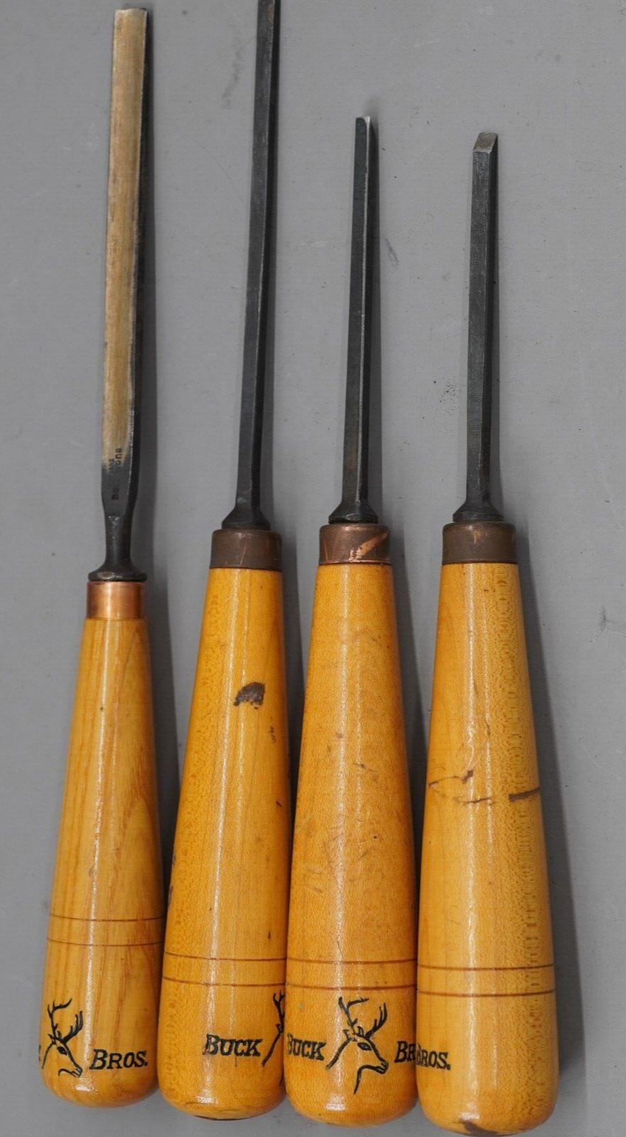 24 Buck Brothers Wood Working Turning Tools Chisel Gouges Carving Pre