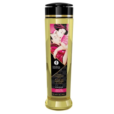 Shunga Massage Oil Sweet Lotus 8 Oz