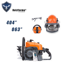 G070 Gasoline Chainsaw Power Head Glasses Foldable Hearing Protectors Hard Hat