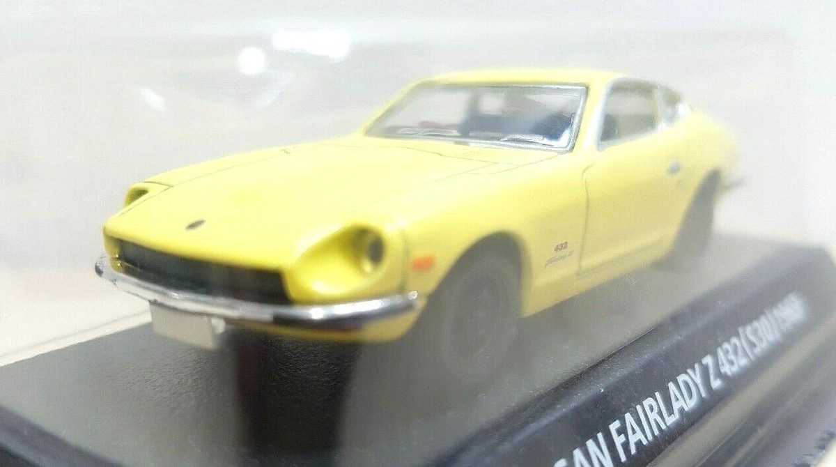 コレクション Nissan Fairlady Z432(1969) 1/64 Konami 1969 NISSAN FAIRLADY Z432 S30 YELLOW diecast car model