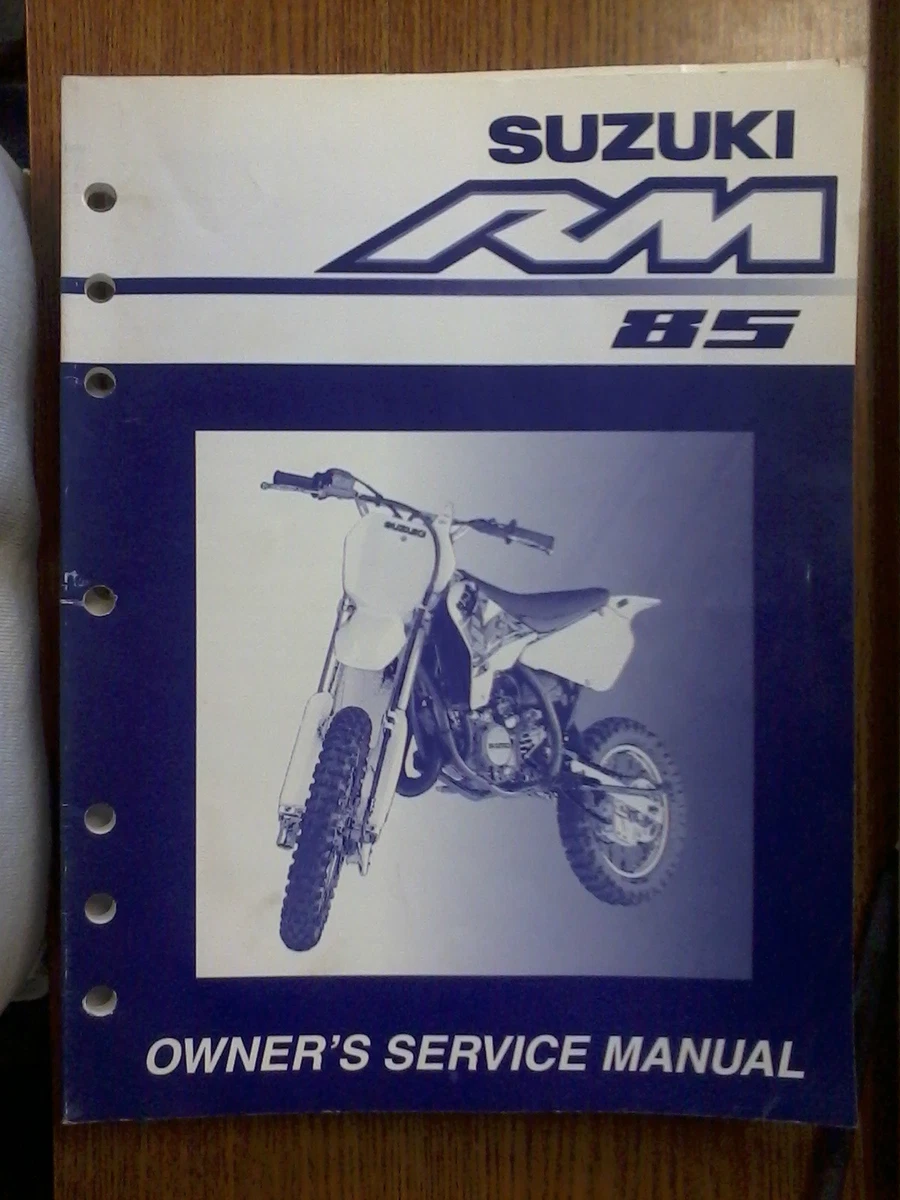 2002 Suzuki RM85 Owner s Service Manual 99011 02B77 03A eBay