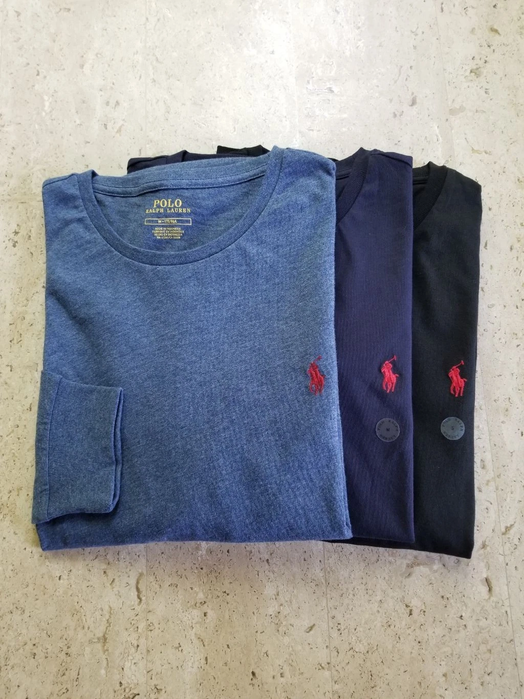 *NWT*Polo Ralph Lauren Men's Crew Neck Long Sleeves Tees