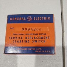  New GE General Electric Motor Starting Switch 939A206