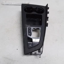  2018 AUDI S5 Front Console Cover Black Shifter Bezel W/Cup Holder OEM   