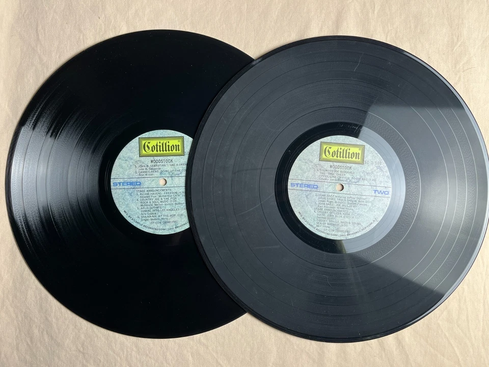 VARIOUS Woodstock (Soundtrack) 1970 Vinyl 3xLP Cotillion SD 3-500 - VG - Image 3 of 4