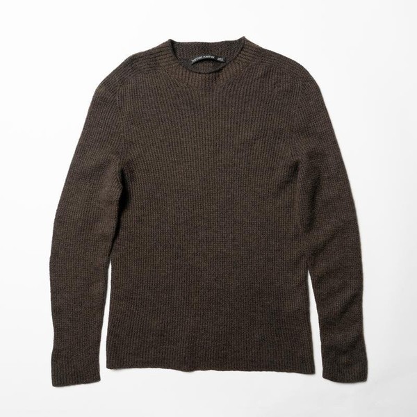 Herren Hannes Roether Pullover Braun Wolle S