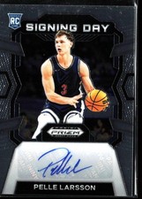 Pelle Larsson 2024 Panini Prizm Draft Picks Signing Day Auto RC #SD-PEL