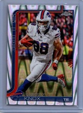2025 Topps Chrome Raywave Parallel Dawson Knox #33 Buffalo Bills