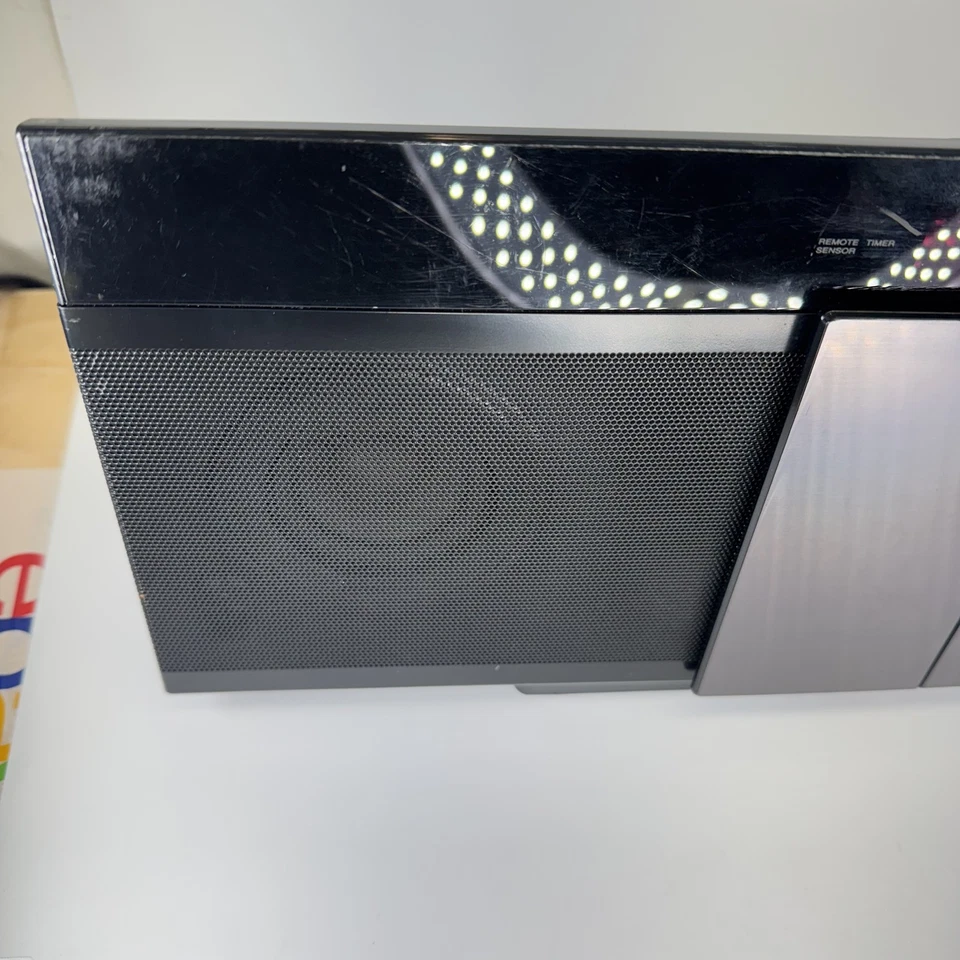 Sharp Slim Micro System DK-KP80P CD USB iPod Dock AM/FM Stereo Untested For Part - Image 2 of 4