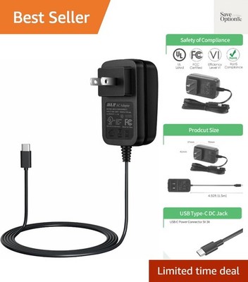 High-Performance 5V 3A Power Supply for Raspberry Pi 4 and More - 1.5m Cord