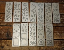 12 Cuttlebug Provo Craft Die Plates 6"X2"
