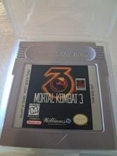 Mortal Kombat 3 NINTENDO Gameboy Game Cartridge w/ Clear Case Tested! Authentic 