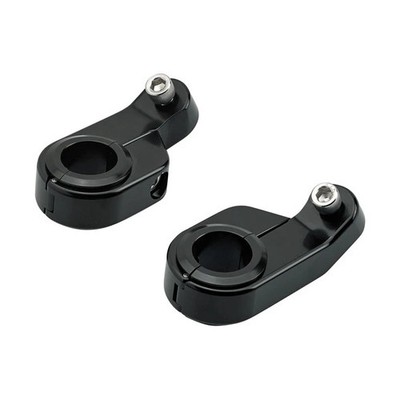 Biltwell Universal Außenkilometerzähler Winkelklemmen schwarz