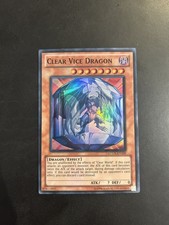 Yu-Gi-Oh! LCGX-EN209 Clear Vice Dragon (Unlimited) Super Rare, LIGHT PLAY