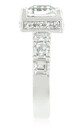 4 CW Asscher Cut CZ Bridal Ring 10 — photo 4
