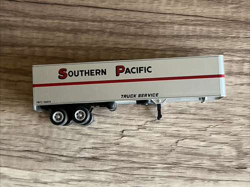 Con-Cor 0001-9279 HO Southern Pacific 54' TOFC Flat car w/Trailer Kit RTR- Read - Afbeelding 5 van 18