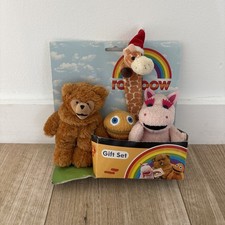 Rainbow Show Set vintage 2001 completo nuovo in scatola zippy George bungle bear ecc