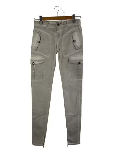PRADA Cargo Skinny Pants/ Size 28/ Cotton/ Gray/ gfp139