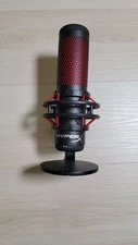 HyperX QuadCast Red LED USB Cardioid Microphone - Black