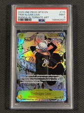 One Piece PSA 9 MINT Trafalgar Law Manga Alt Art 2025 OP10 #119 SEC