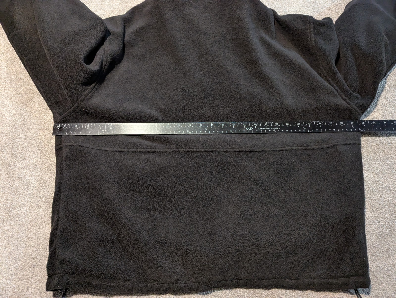 Ice Armor Jacket Mens Black Reversible Fleece Nylon Clam Pro Staff Fishing