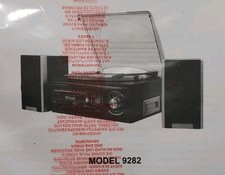 Encore Technology 9282MO Brand New 4-in-1 Turntable, CD, Cassette, AM/FM Stereo