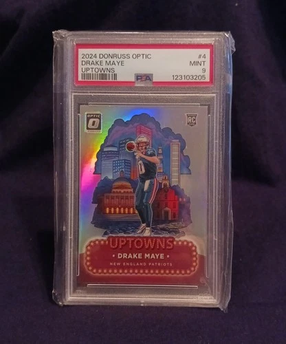 2024 Panini Donruss Optic - Uptowns Drake Maye #4 (RC) PSA 9