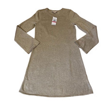 NEW Michael Kors Womens LS Tunic Dress Gold Size XS MSRP $ 130.00 QH78ERV8BC