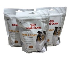 3 Bags Royal Canin Skin Coat Supplement Soft Chews for Adult Dogs, 60ct, 8.5oz