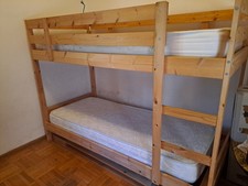Letto a castello Ikea Mydal con materassi