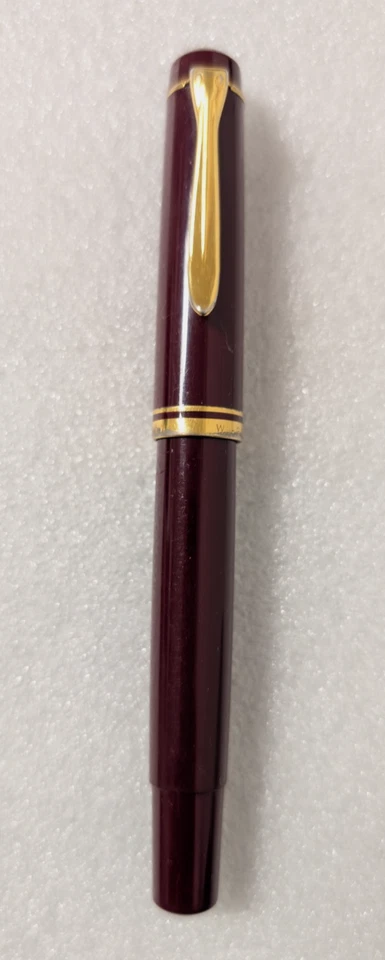 Pelikan M 250 Füllfederhalter mit 585 Gold F Feder Bordeauxrot Vintage - Bild 3 von 4