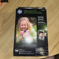 Lot of 2 HP Glossy Photo Paper 100 Sheets 4” x 6” New Sealed