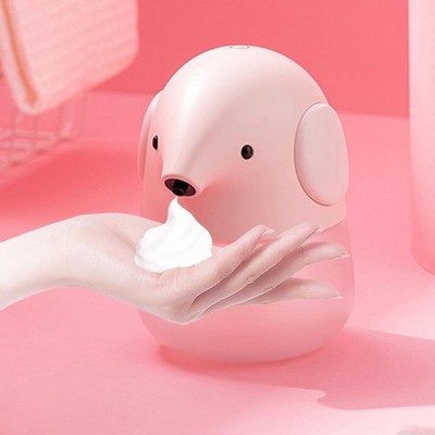 Automatic Soap Dispenser for Kids- Cute Pink Elephant Touchless Foaming Hand ...