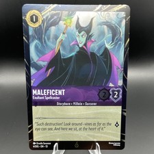 Disney Parks 2026 Lorcana Maleficent Attack Of The Vine 4/DIS EN 13 Promo Card