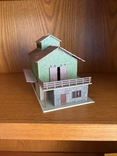 Vintage Faller HO Scale BUILT Model 2 Story Warehouse /Storage Building