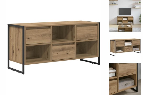 Tv-SchräNk Kunsthandwerk Eiche 100X36X49,5 Cm Spanplatte Lowboard-image