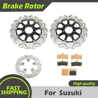 Front Rear Brake Rotors Pads for Suzuki Hayabusa 1300 GSX1300R 1999-2007 2006 05