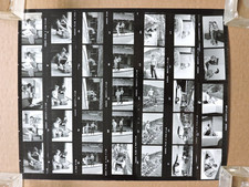 Clint Eastwood at home original contact sheet of candid photos 1959 3