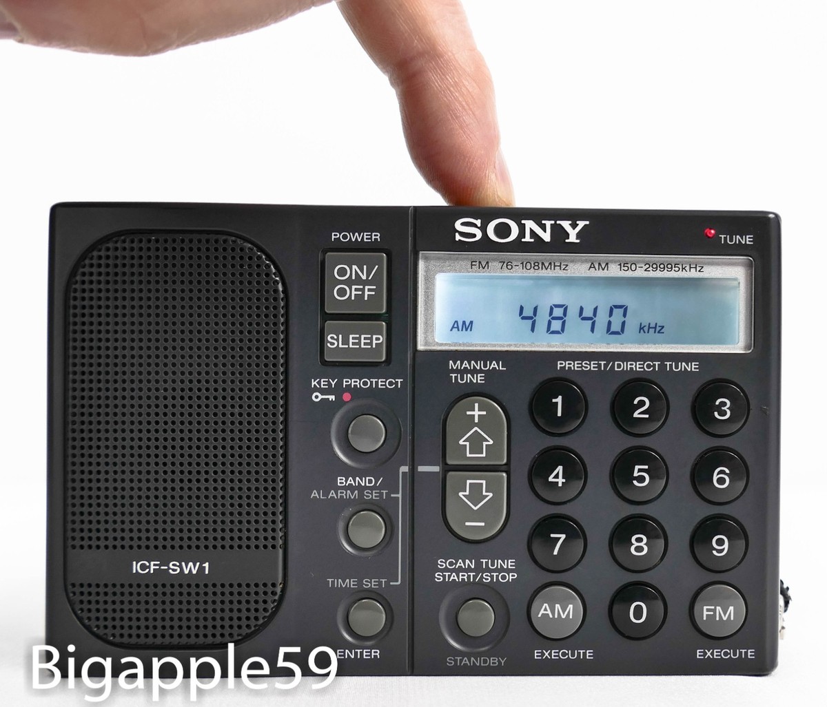 Sony ICF-SW1S Shortwave AM FM Radio ***RESTORED***CARRY THE WORLD