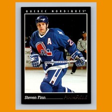 Steven Finn #307 1993-94 Pinnacle Canadian Quebec Nordiques Hockey Card NHL
