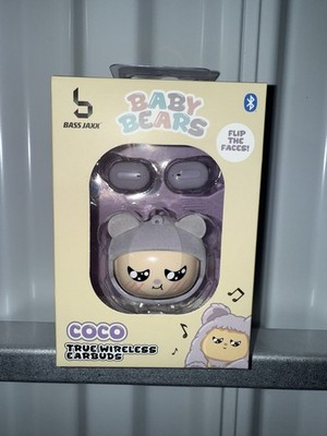 Bass Jaxx Baby Bears Coco True Wireless Bluetooth Earbuds Headphones